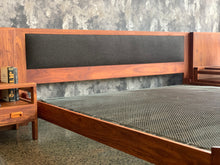Load image into Gallery viewer, Mid-Century King size Headboard & Bed set