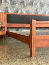Load image into Gallery viewer, Mid-Century King size Headboard & Bed set