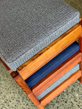 Load image into Gallery viewer, Set of 3 retro stackable stools/ side tables