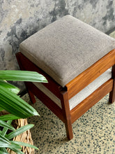 Load image into Gallery viewer, Set of two retro stacking stools