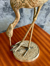 Load image into Gallery viewer, Vintage Brass Heron figurine
