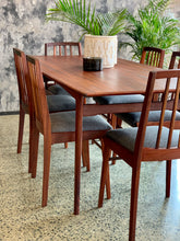 Load image into Gallery viewer, Mid-Century set of 6 mahogany dining chairs