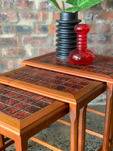 Load image into Gallery viewer, Nest of 3 tiled top tables