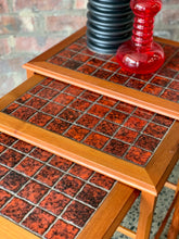Load image into Gallery viewer, Nest of 3 tiled top tables