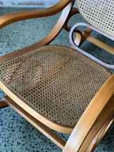 Load image into Gallery viewer, Vintage Bentwood Cane Rocker