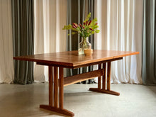 Load image into Gallery viewer, Mid-Century Kiaat Extendable Dining Table