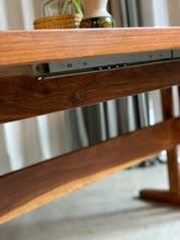 Load image into Gallery viewer, Mid-Century Kiaat Extendable Dining Table