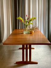 Load image into Gallery viewer, Mid-Century Kiaat Extendable Dining Table