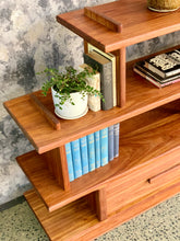 Load image into Gallery viewer, Cubist style kiaat wall unit/ room divider