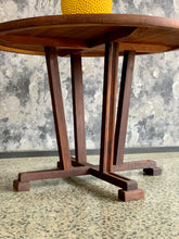 Load image into Gallery viewer, Round Imbuia dining table