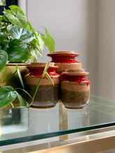 Load image into Gallery viewer, Set of Retro Ceramic Canisters