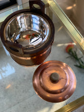 Load image into Gallery viewer, Vintage Copper & Wood Ice Bucket