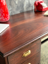 Load image into Gallery viewer, Vintage Partridge Wood Desk