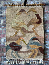 Load image into Gallery viewer, Woven Abstract Bird Pattern Wall Art