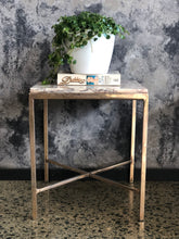 Load image into Gallery viewer, Marble Top Side Table