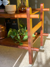 Load image into Gallery viewer, Mid-Century Two Tier Kiaat Drinks Trolley