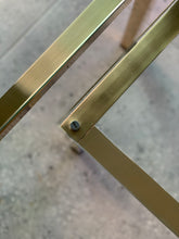 Load image into Gallery viewer, Brass Coffee/Side Table
