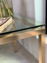 Load image into Gallery viewer, Brass Coffee/Side Table