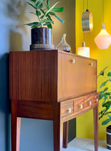 Load image into Gallery viewer, Mid-Century Bureau/ Desk/Drinks Cabinet