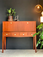 Load image into Gallery viewer, Mid-Century Bureau/ Desk/Drinks Cabinet