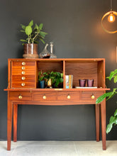 Load image into Gallery viewer, Mid-Century Bureau/ Desk/Drinks Cabinet