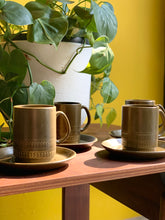 Load image into Gallery viewer, Retro Olive Coffee Set