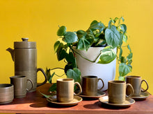 Load image into Gallery viewer, Retro Olive Coffee Set