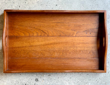 Load image into Gallery viewer, Vintage Wooden Serving Tray
