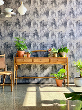 Load image into Gallery viewer, Cane dresser/desk with chair