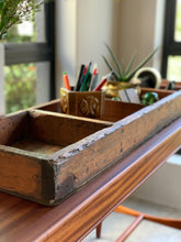 Load image into Gallery viewer, Vintage Wooden Storage Box