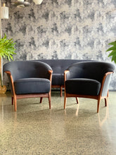 Load image into Gallery viewer, Pair of Mid-Century armchairs