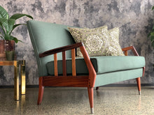 Load image into Gallery viewer, Mid-Century Two Seater Couch