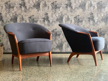 Load image into Gallery viewer, Pair of Mid-Century armchairs