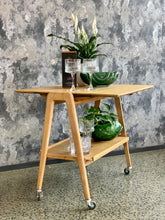 Load image into Gallery viewer, Remploy Mid-Century drop-side table/trolley