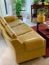 Load image into Gallery viewer, Vintage Leather Couch
