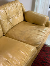 Load image into Gallery viewer, Vintage Leather Couch