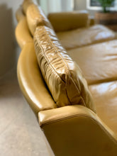 Load image into Gallery viewer, Vintage Leather Couch