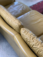 Load image into Gallery viewer, Vintage Leather Couch