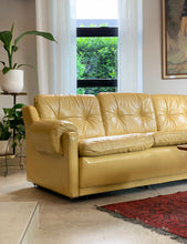 Load image into Gallery viewer, Vintage Leather Couch