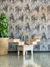 Load image into Gallery viewer, Retro wooden sewing/ hobby basket