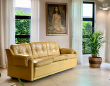 Load image into Gallery viewer, Vintage Leather Couch
