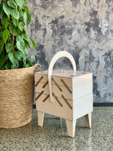 Load image into Gallery viewer, Retro wooden sewing/ hobby basket
