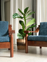 Load image into Gallery viewer, Mid Century Imbuia Couch