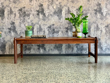 Load image into Gallery viewer, Imbuia retro cubist style coffee table