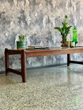 Load image into Gallery viewer, Imbuia retro cubist style coffee table