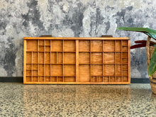 Load image into Gallery viewer, Original vintage wooden printers tray/ drawer