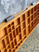 Load image into Gallery viewer, Original vintage wooden printers tray/ drawer