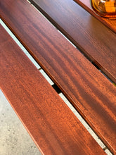 Load image into Gallery viewer, Retro Mahogany Slatted Coffee Table