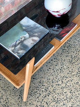Load image into Gallery viewer, Mid-Century Coffee Table with Black Glass