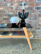 Load image into Gallery viewer, Mid-Century Coffee Table with Black Glass